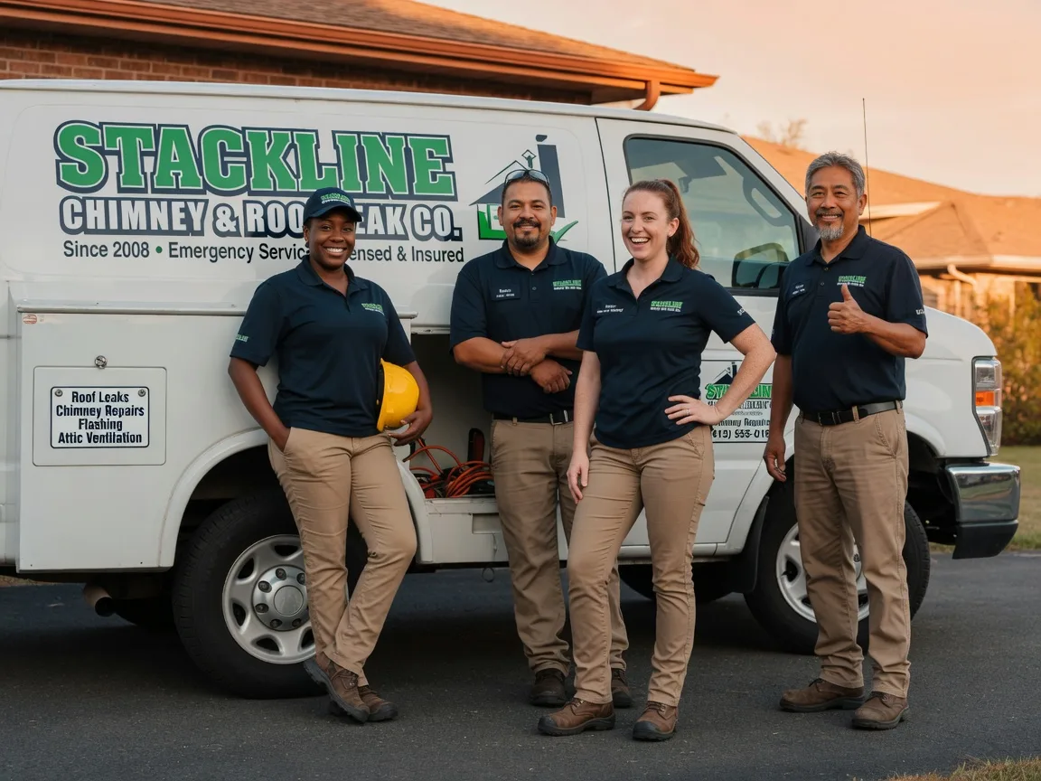 Chimney flashing repair company in Loreauville, LA